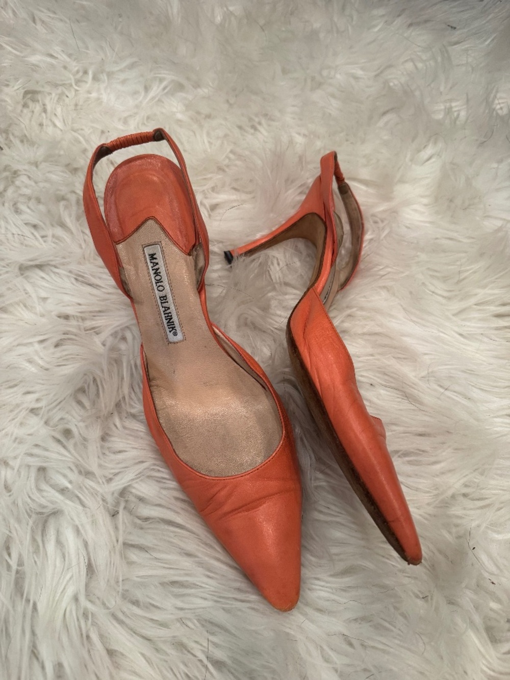 Manolo Blahnik Carolyne slingbacks, size 39